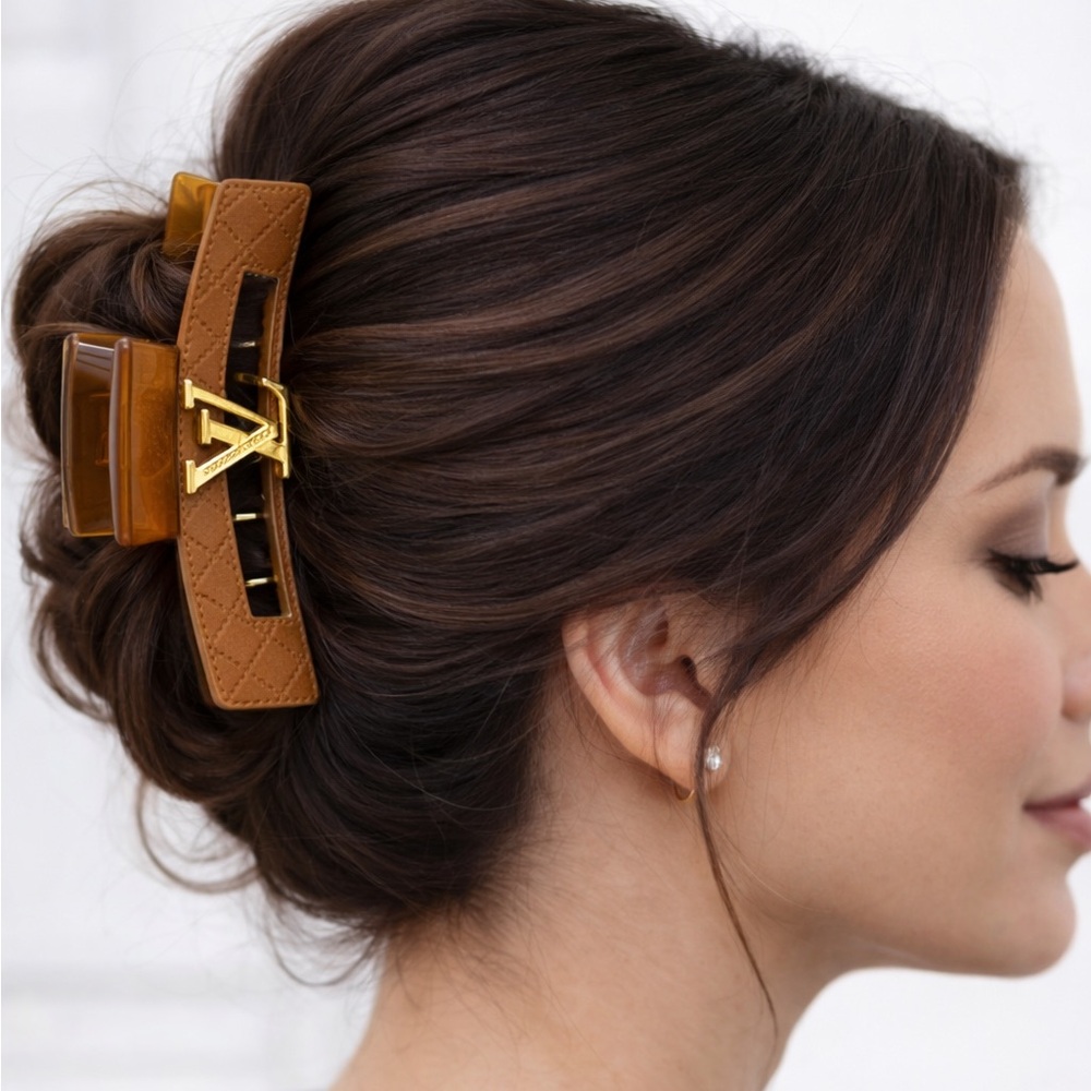 Fashion Quilted Hair Claw Clip